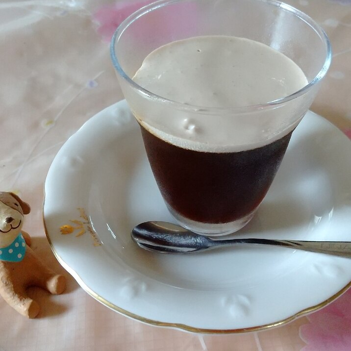 ぷるぷる クリーム コーヒーゼリー